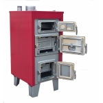 Totya S-27 A vegyestüzelésű kazán nagy ajtós